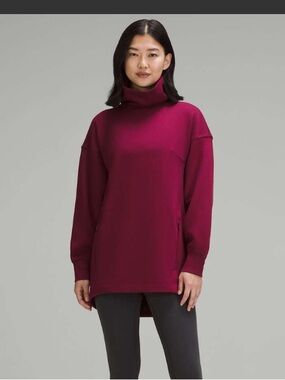 Lululemon Modal-Blend Turtleneck Tunic Deep Luxe Size 4